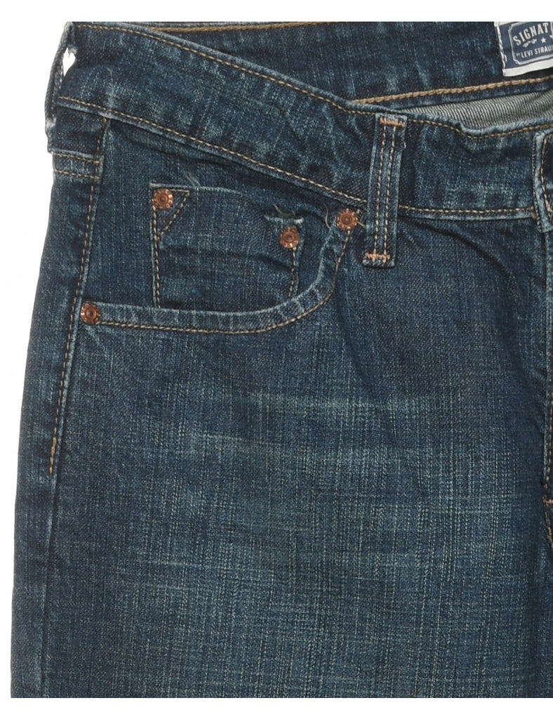 High Waist Dark Wash Levi's Jeans - W33 L33
