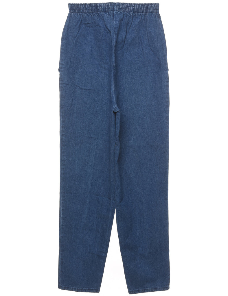 High Waist Denim Trousers - W26 L31