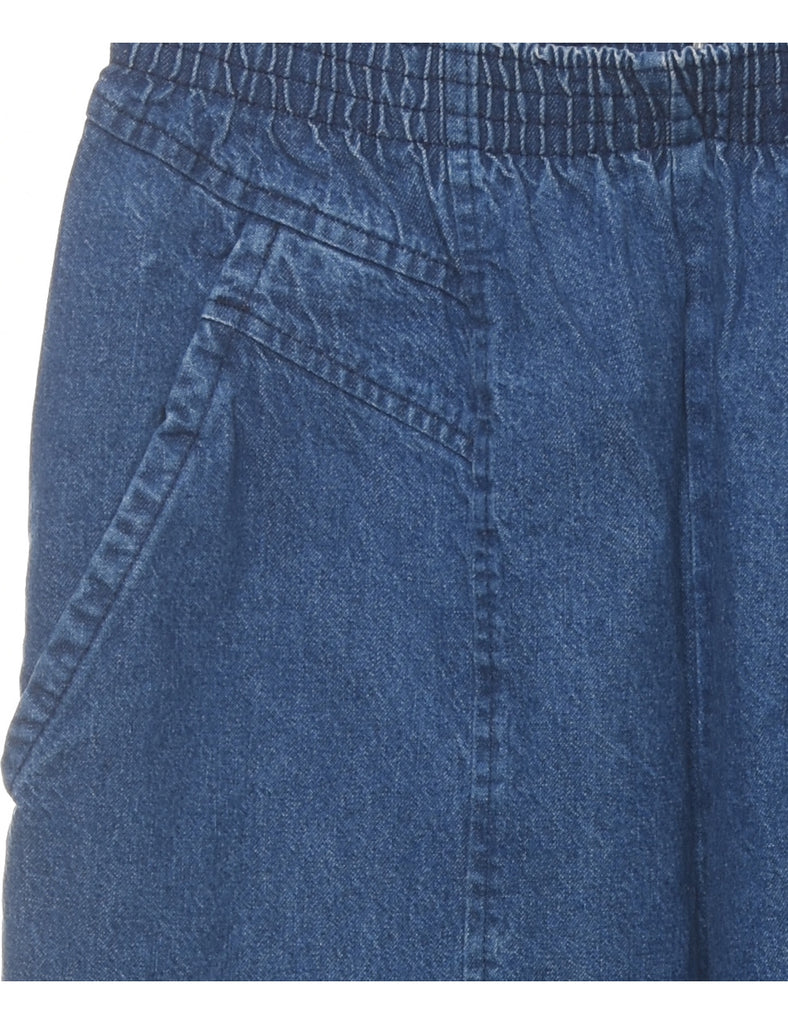 High Waist Denim Trousers - W26 L31