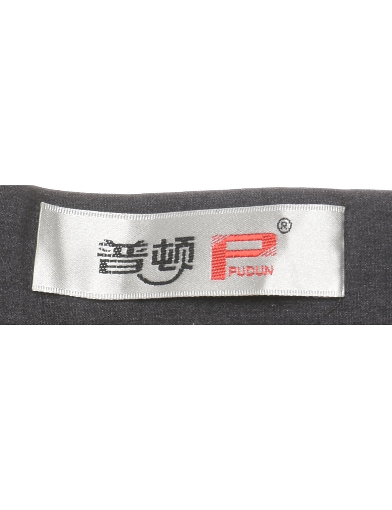 High Waist Grey Trousers - W30 L31