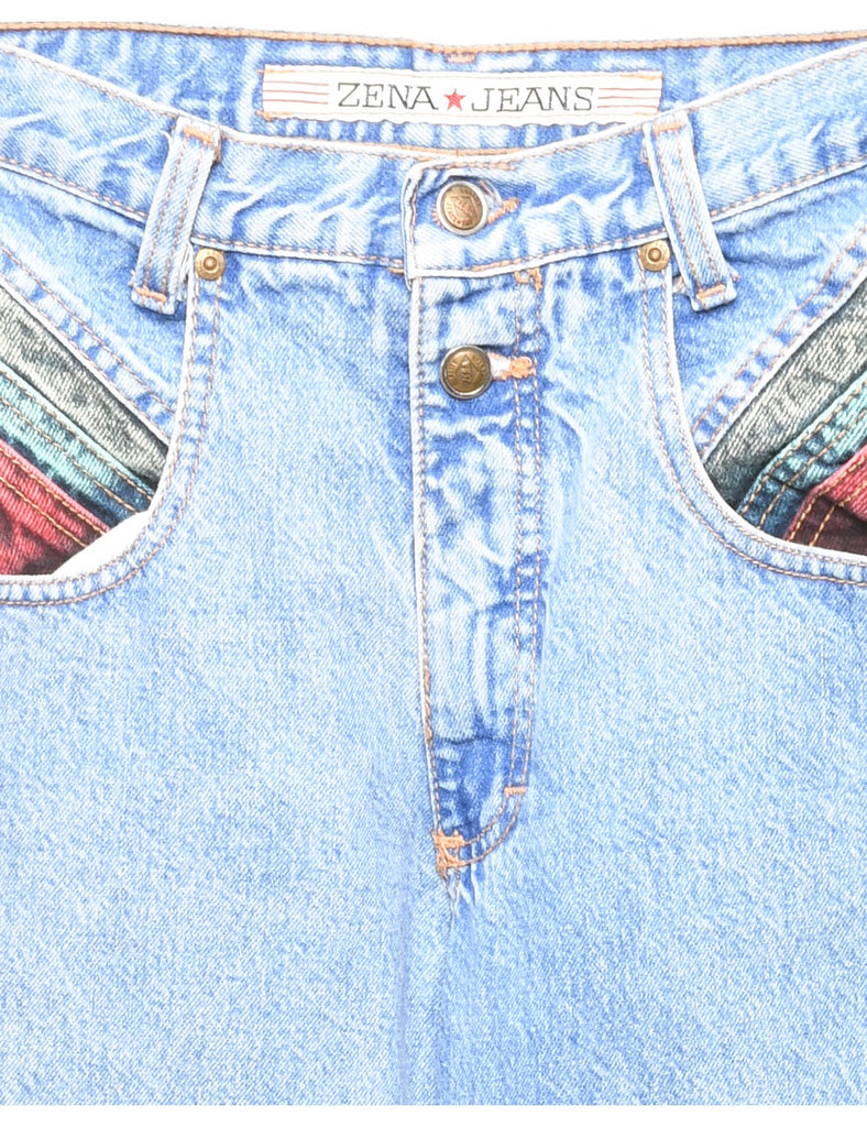 High Waist Tapered Jeans - W22 L31