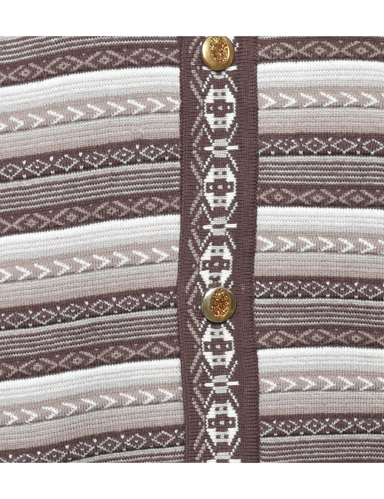 Hooded Cardigan - L