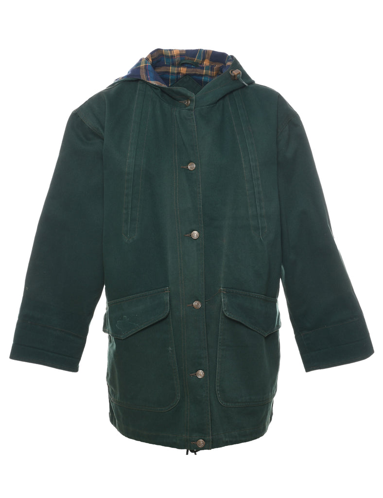 Hooded Denim Jacket - S