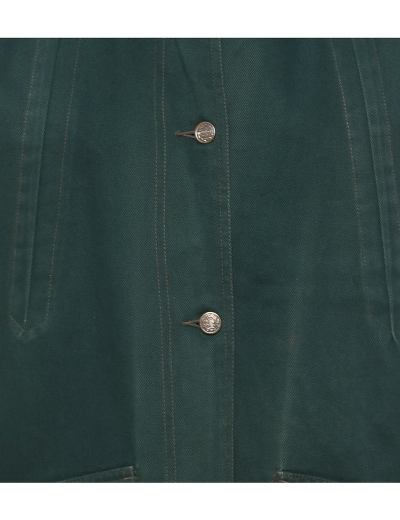 Hooded Denim Jacket - S