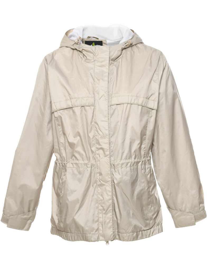 Hooded Nylon Jacket - L