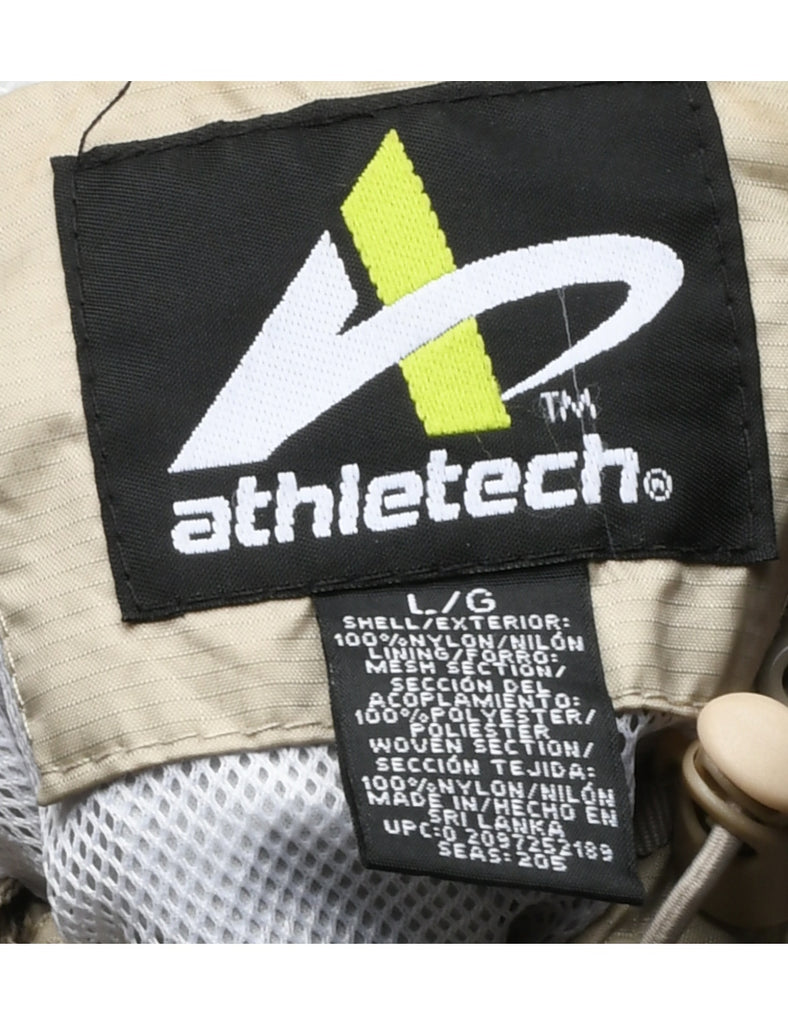 Hooded Nylon Jacket - L