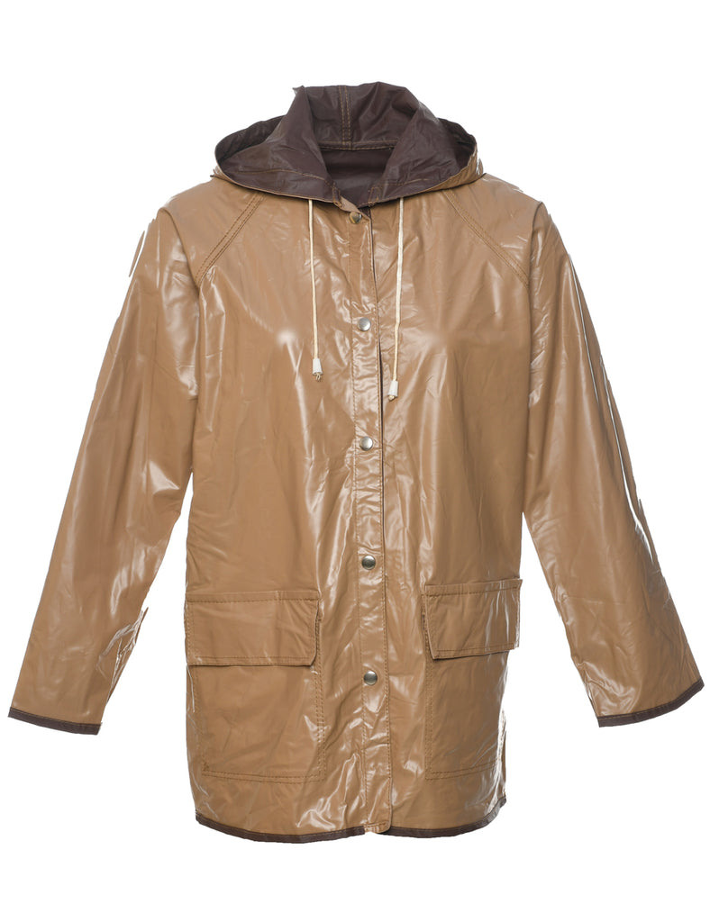 Hooded Raincoat - M