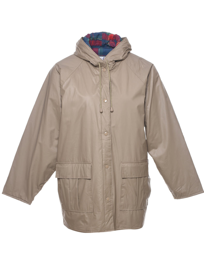 Hooded Raincoat - L