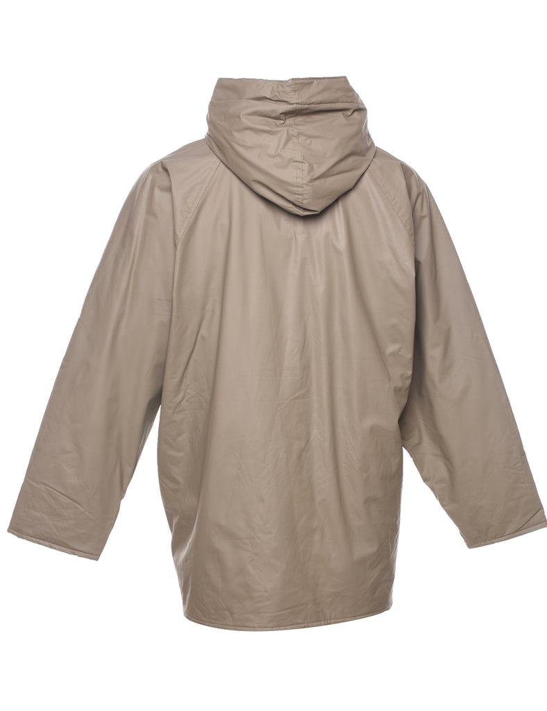 Hooded Raincoat - L