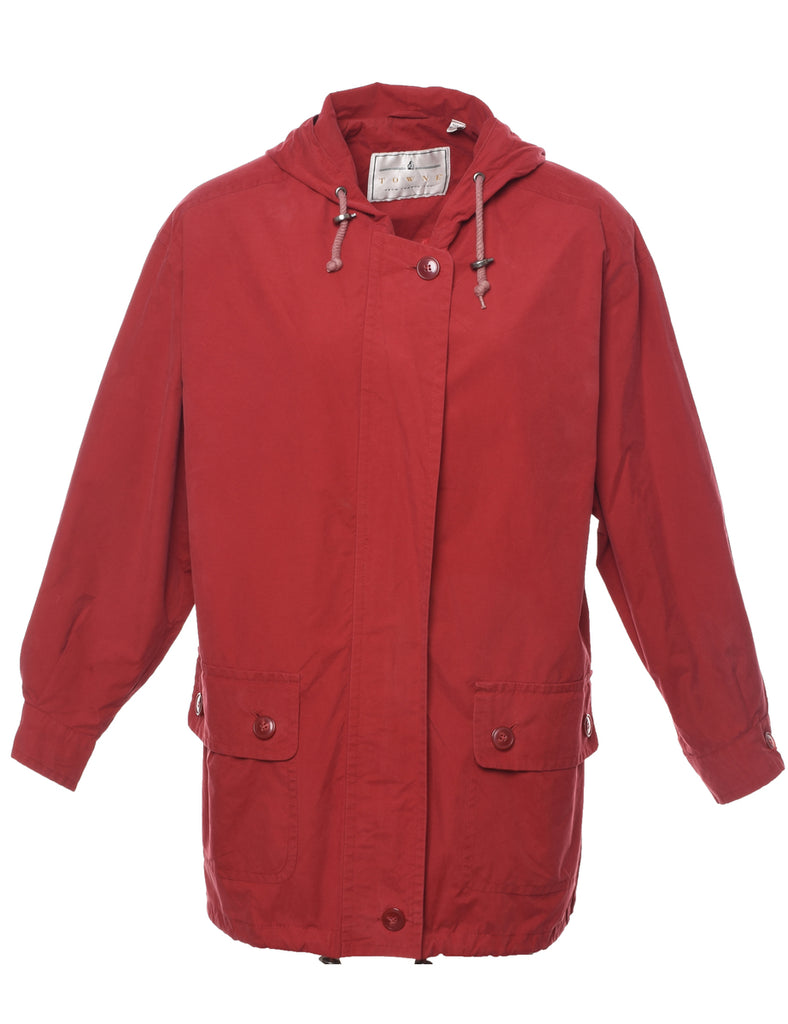 Hooded Red Jacket - L