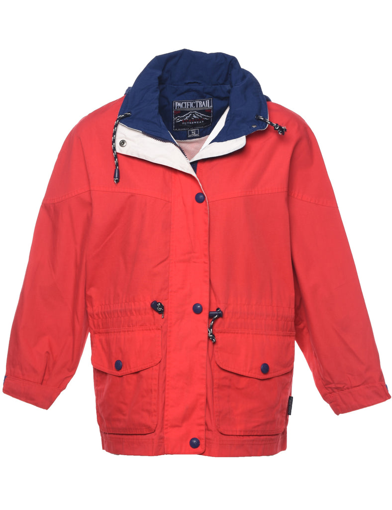 Hooded Red Jacket - S