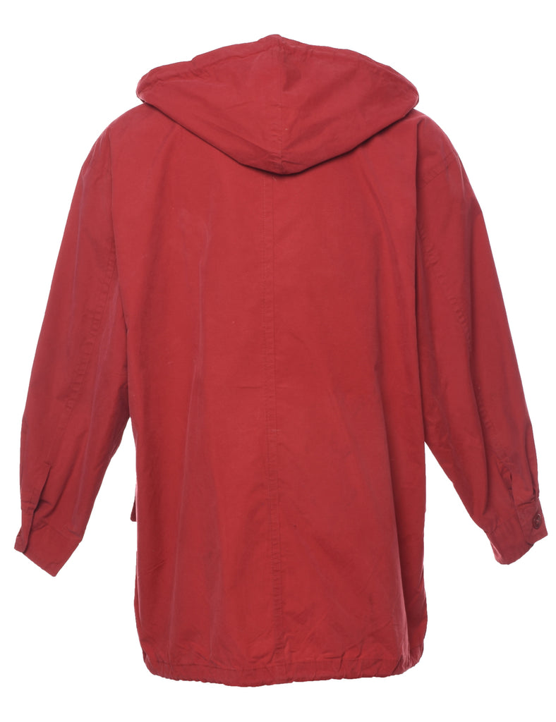 Hooded Red Jacket - L