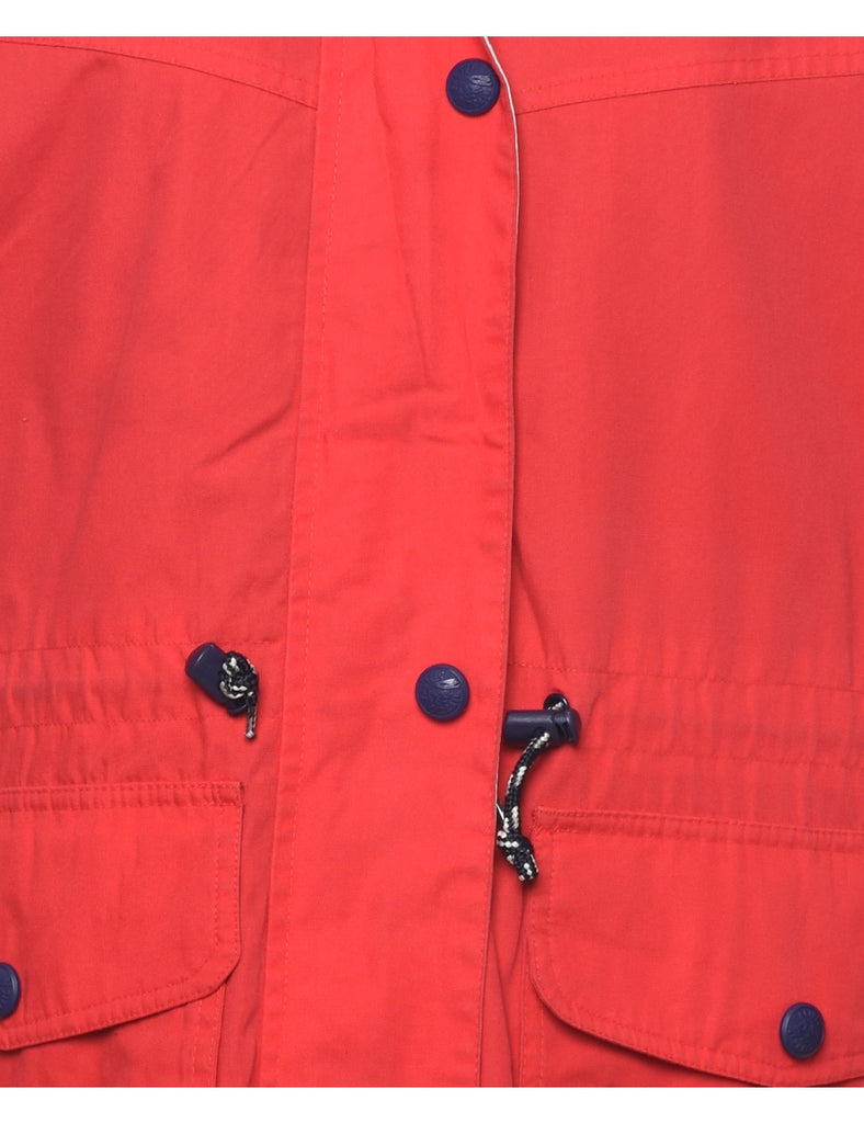 Hooded Red Jacket - S
