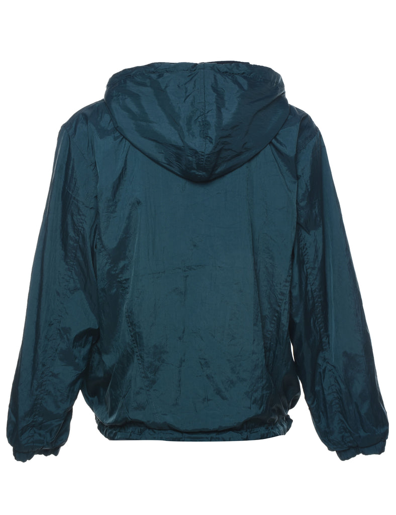 Hooded Teal Jacket - M