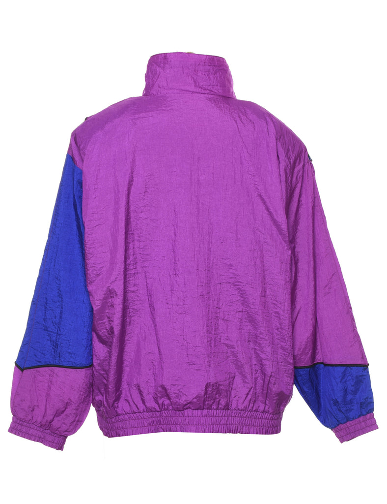 Hot Pink & Blue Nylon Jacket - L