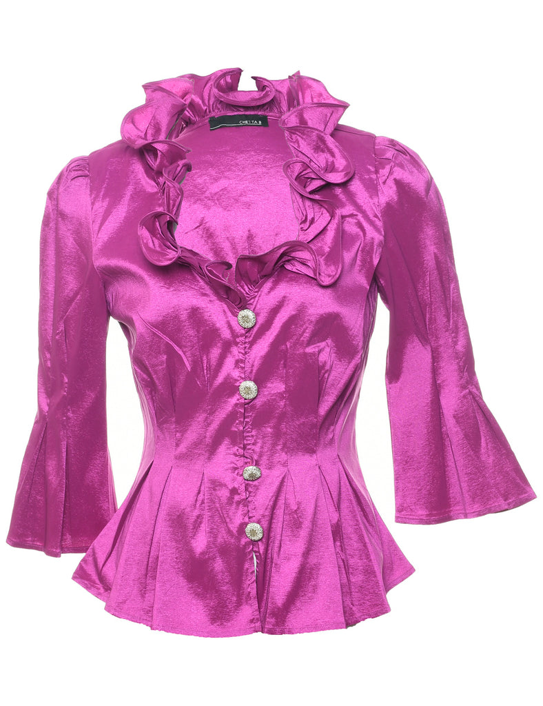 Hot Pink Evening Jacket - S