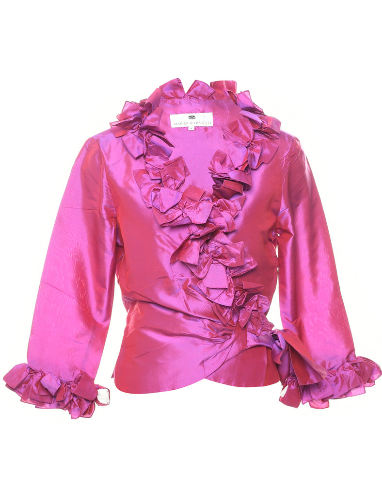 Hot Pink Evening Jacket - M