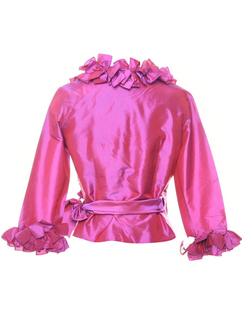Hot Pink Evening Jacket - M