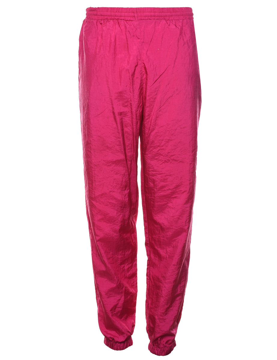 Hot pink track pants deals