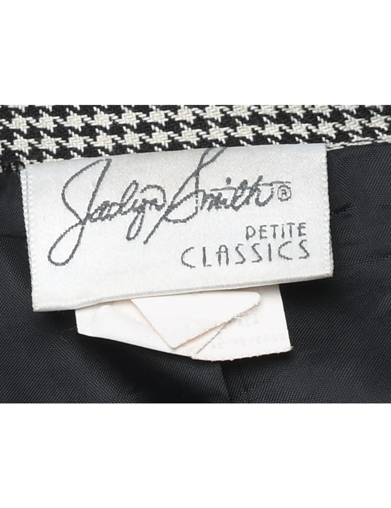 Houndstooth Grey Blazer - M