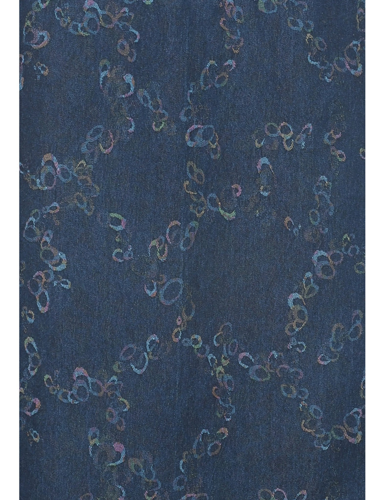 Indigo A-line Skirt - M