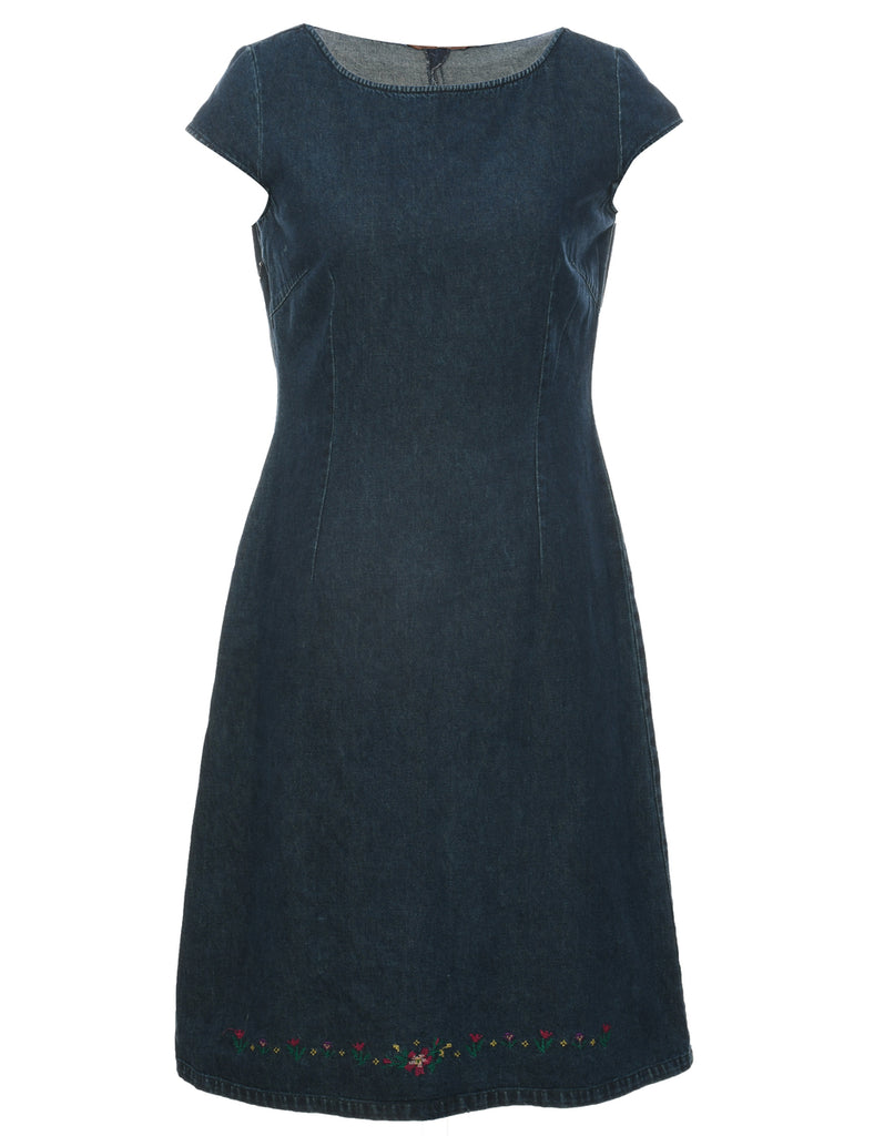 Indigo Denim Dress - M