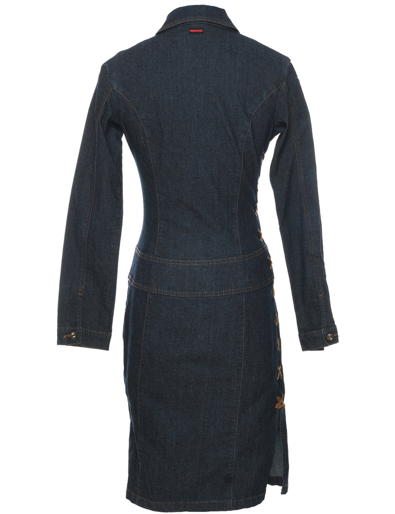 Indigo Denim Dress - XS