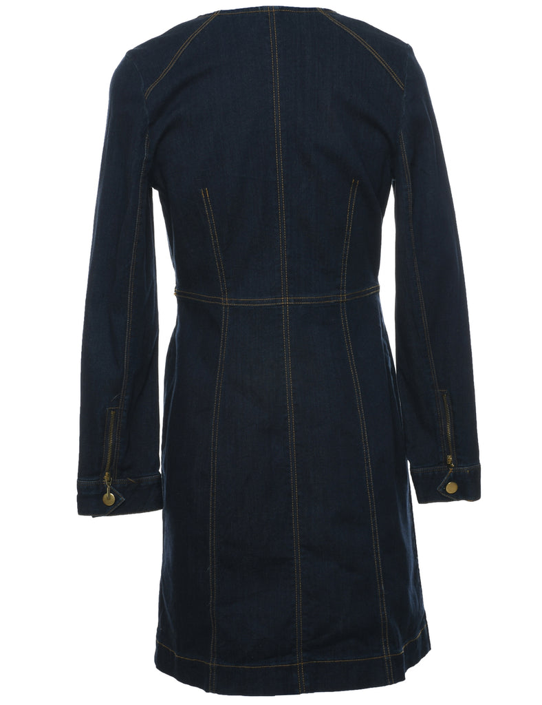 Indigo Denim Dress - S
