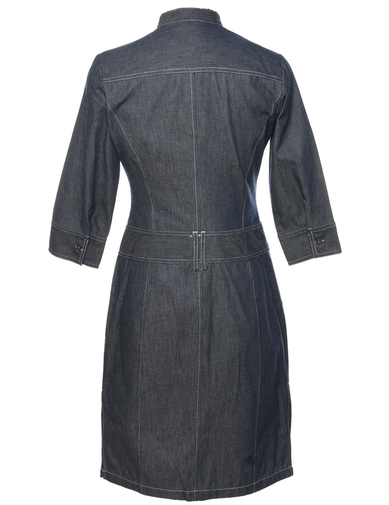Indigo Denim Dress - S