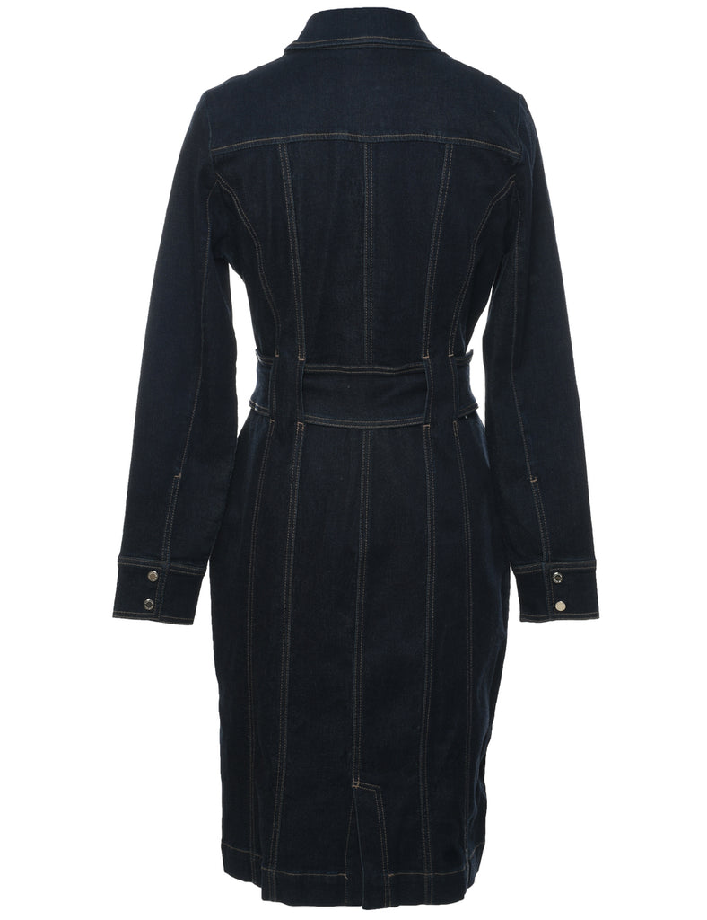 Indigo Denim Dress - M