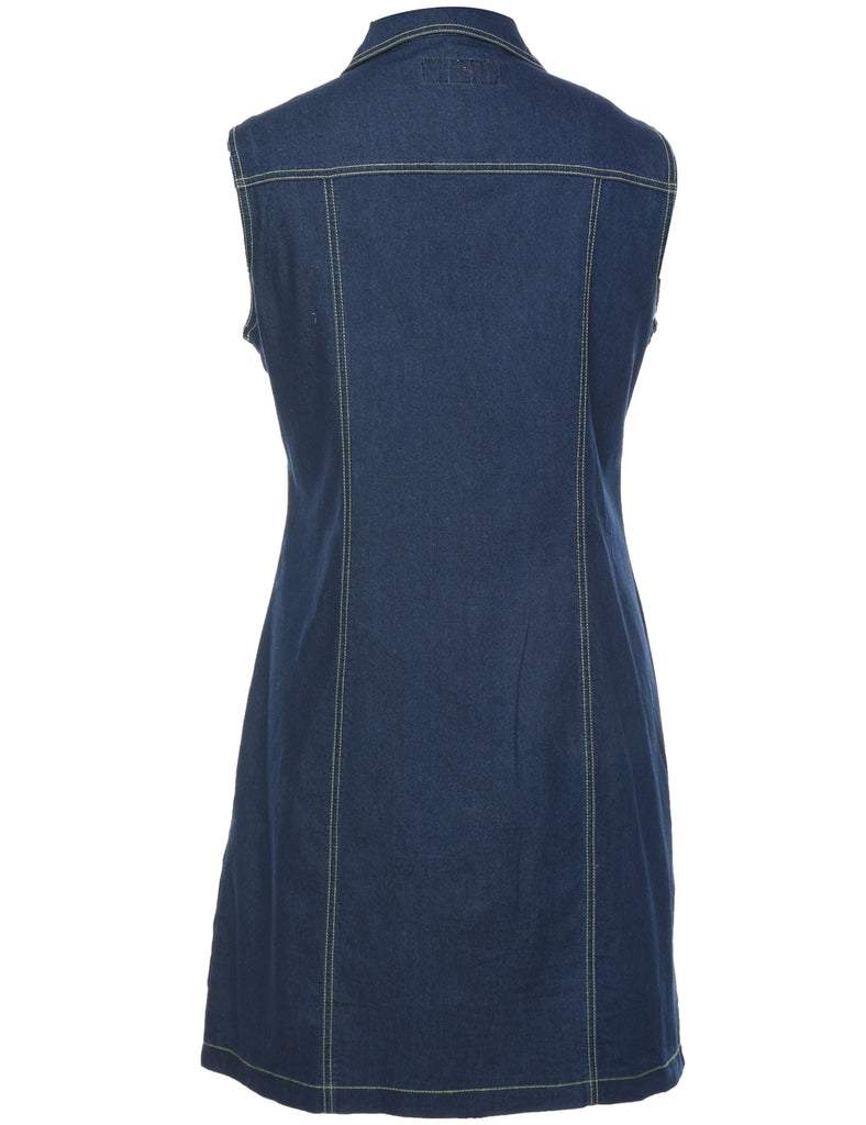 Indigo Denim Dress - L