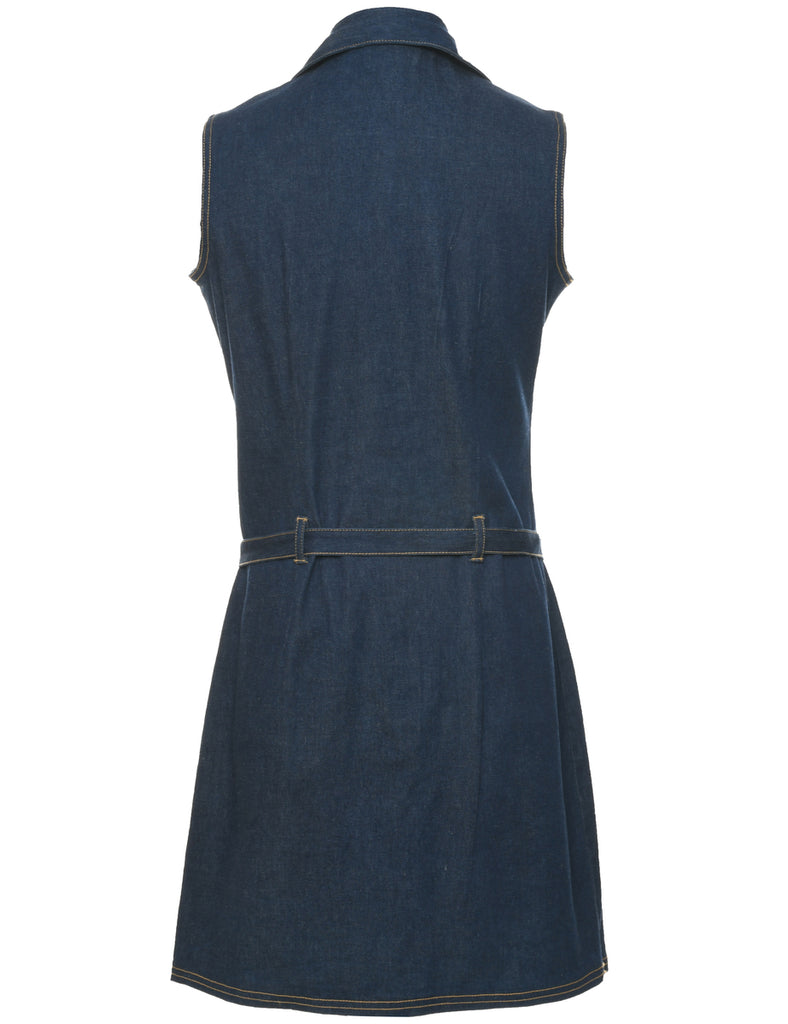 Indigo Denim Dress - M