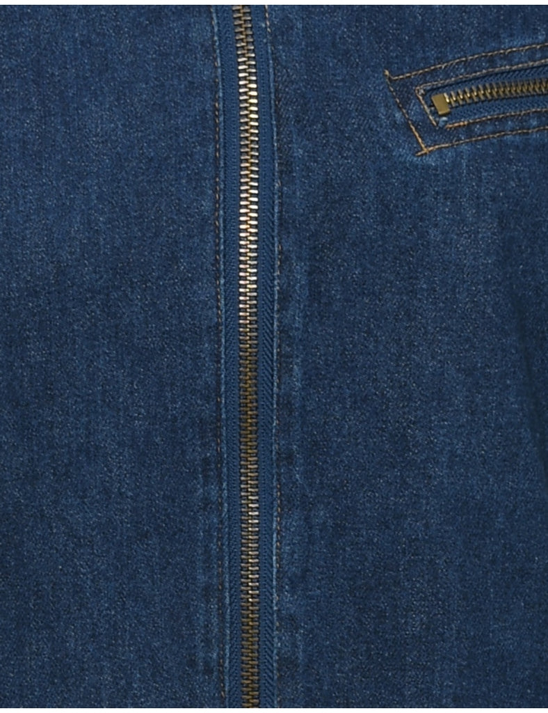 Indigo Denim Dress - L