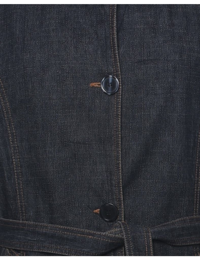 Indigo Denim Dress - L