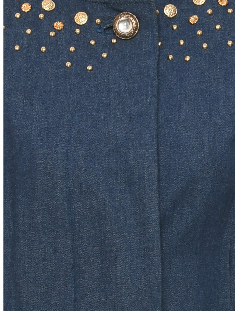Indigo Denim Dress - M