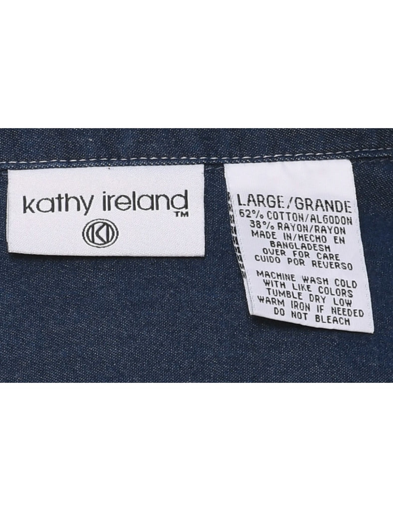 Indigo Denim Shirt - L