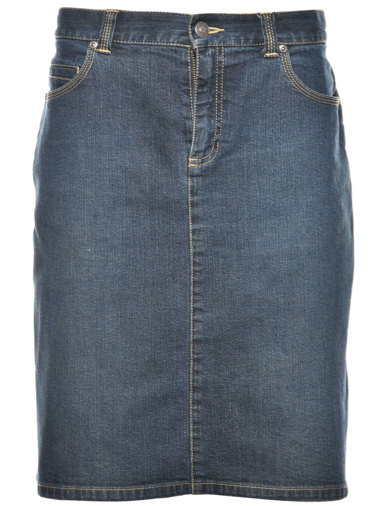 Indigo Denim Skirt - M