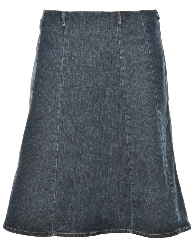Indigo Denim Skirt - M