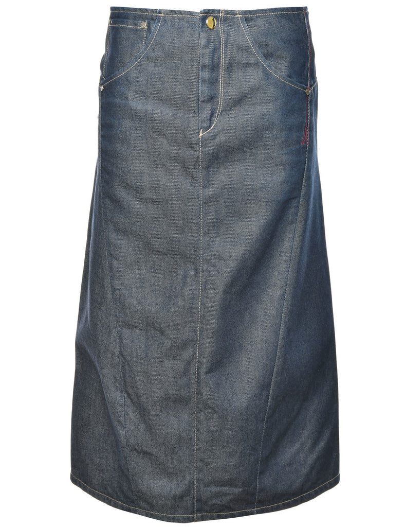 Indigo Denim Skirt - M