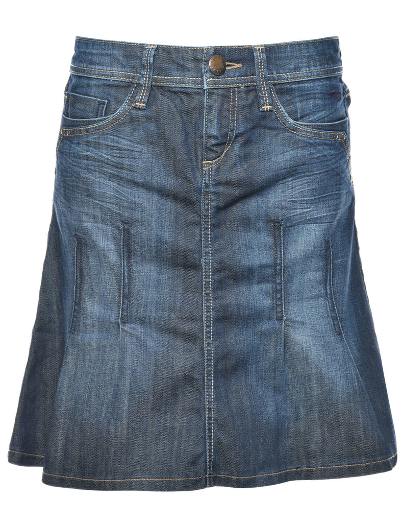 Indigo Denim Skirt - M