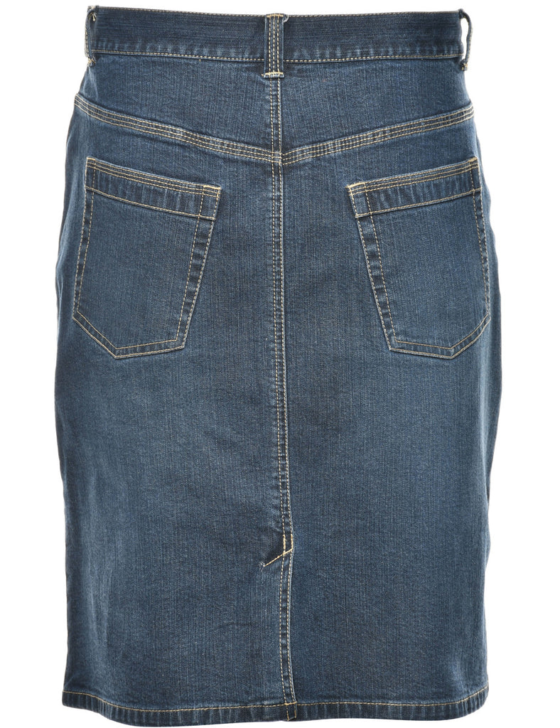 Indigo Denim Skirt - M