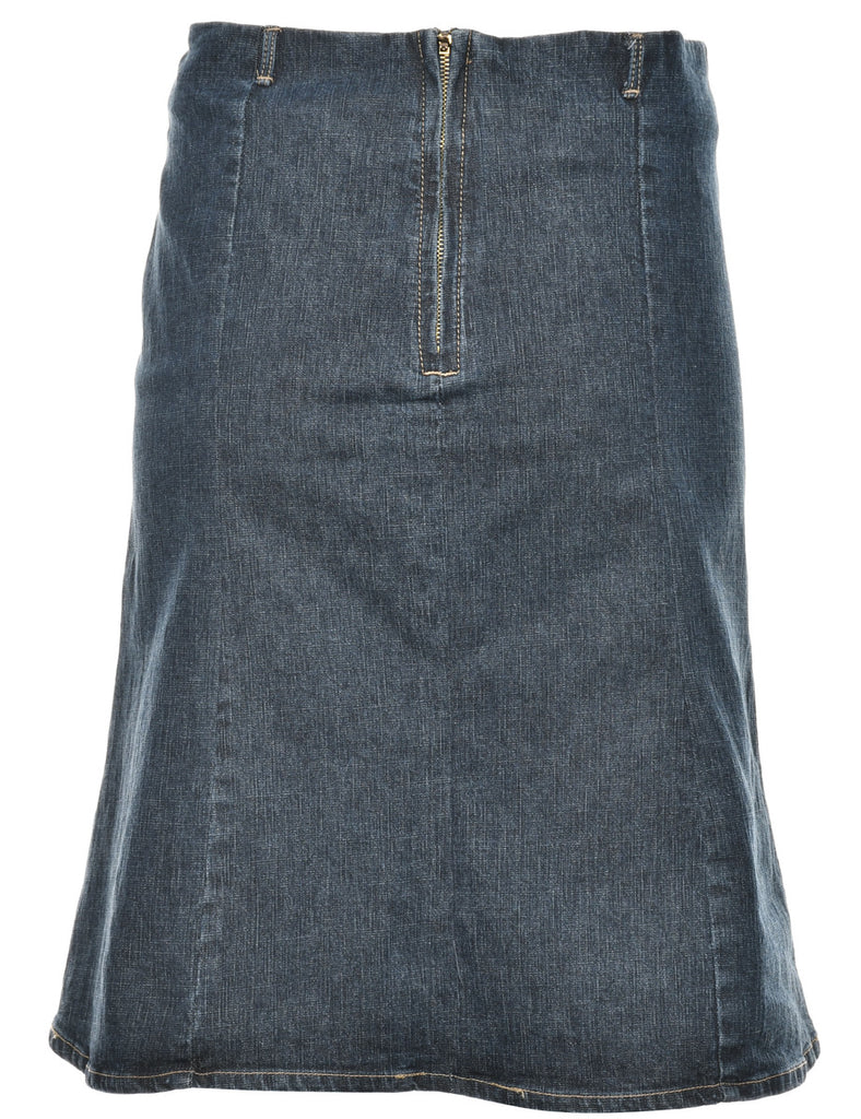 Indigo Denim Skirt - M