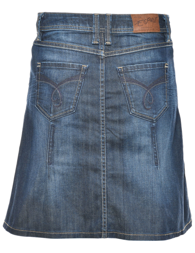Indigo Denim Skirt - M