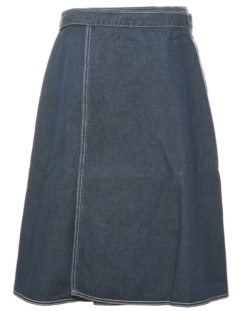 Indigo Denim Skirt - L