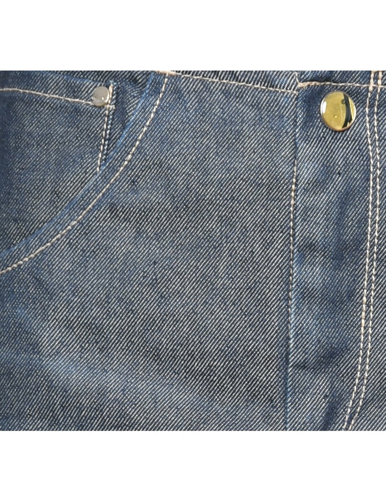 Indigo Denim Skirt - M