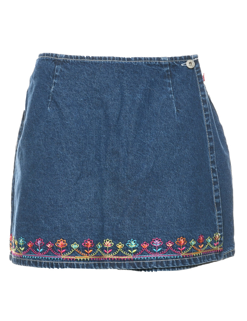 Indigo Denim Skort - W34 L4