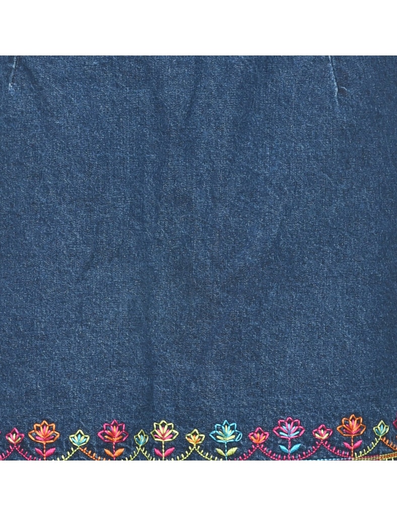 Indigo Denim Skort - W34 L4