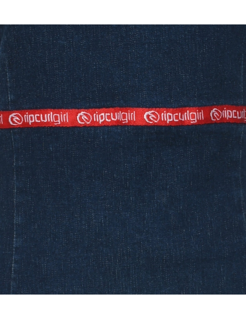 Indigo Denim Y2K Dress - XS