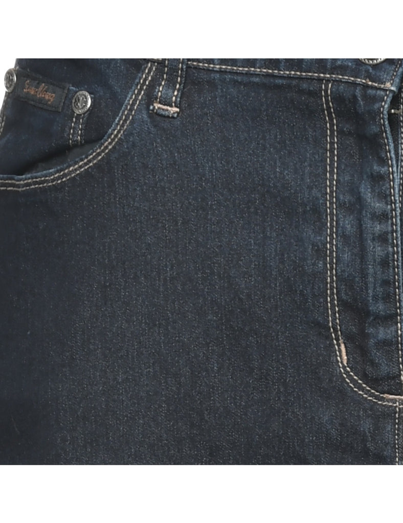 Indigo Denim Y2K Skirt - M