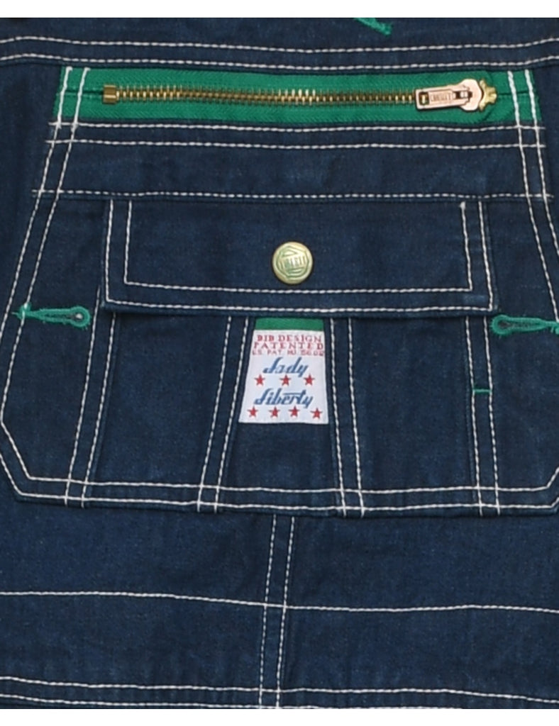 Indigo Dungarees - W34 L30